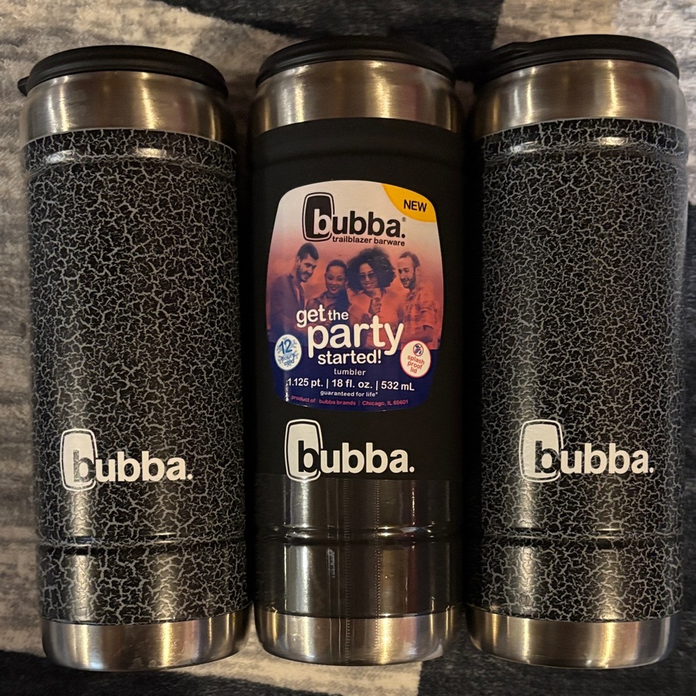 3 Bubba tumblers